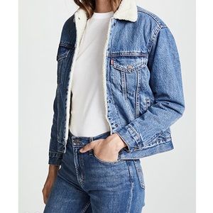 Levi’s Ex-boyfriend Sherpa Trucker Jacket